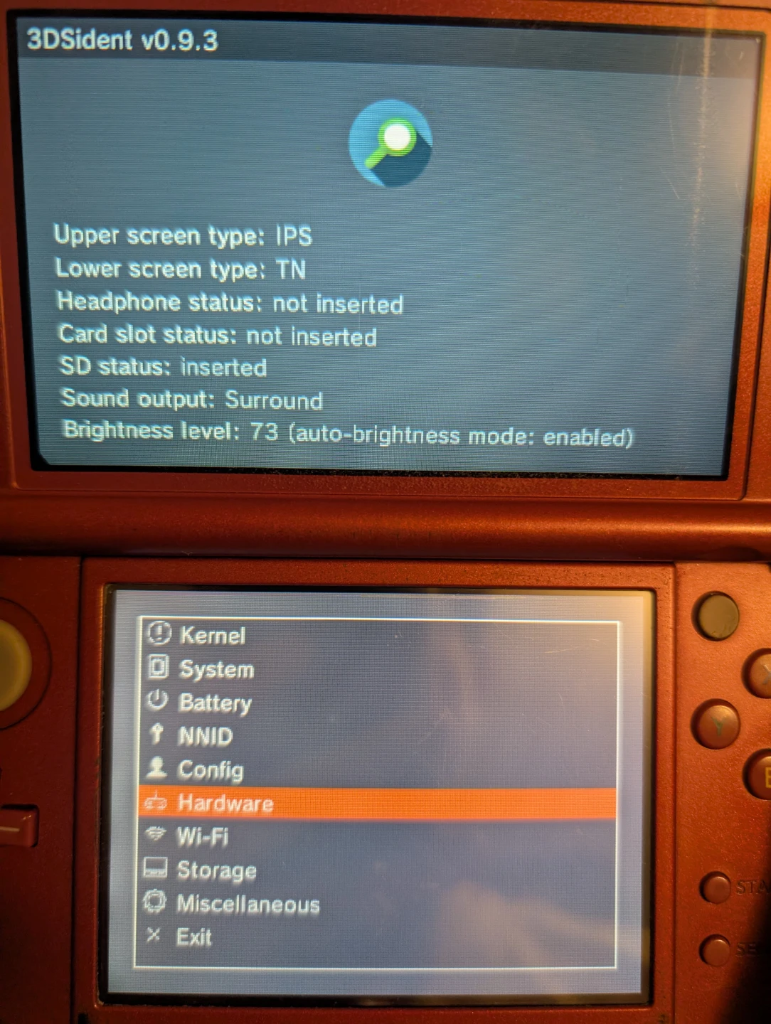 Nintendo New 3DS XL - Red - Modded - photo 4