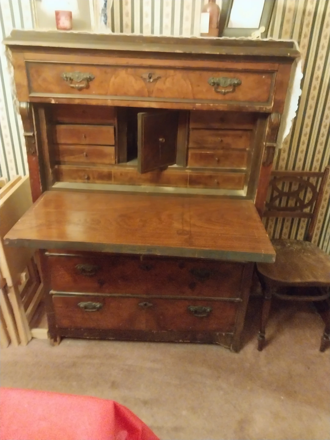 🥕Antique Secretary Desk with Drawers🥕 - photo 2