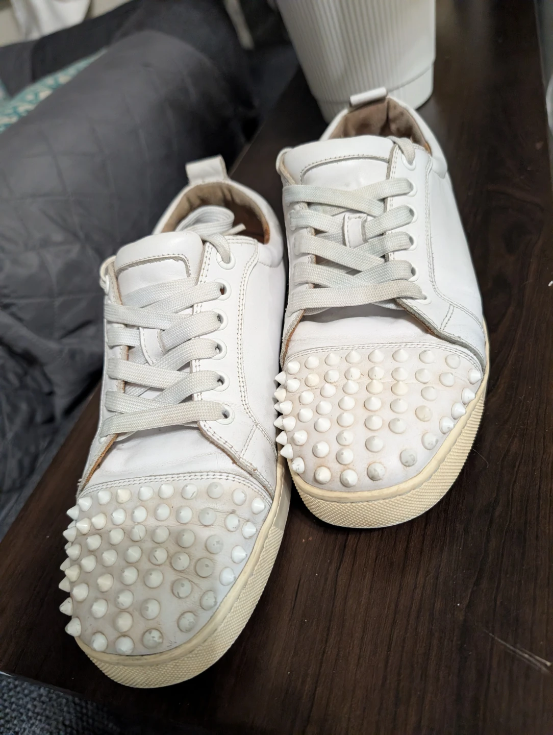 🥕White Christian Louboutin Sneakers