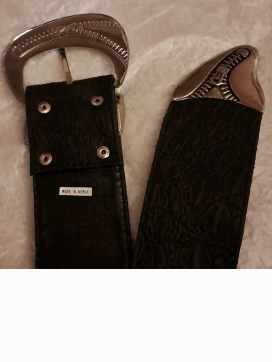 WIDE BELT, BLACK, NEW 37" 38" LENGTH, SM, XS - photo 5