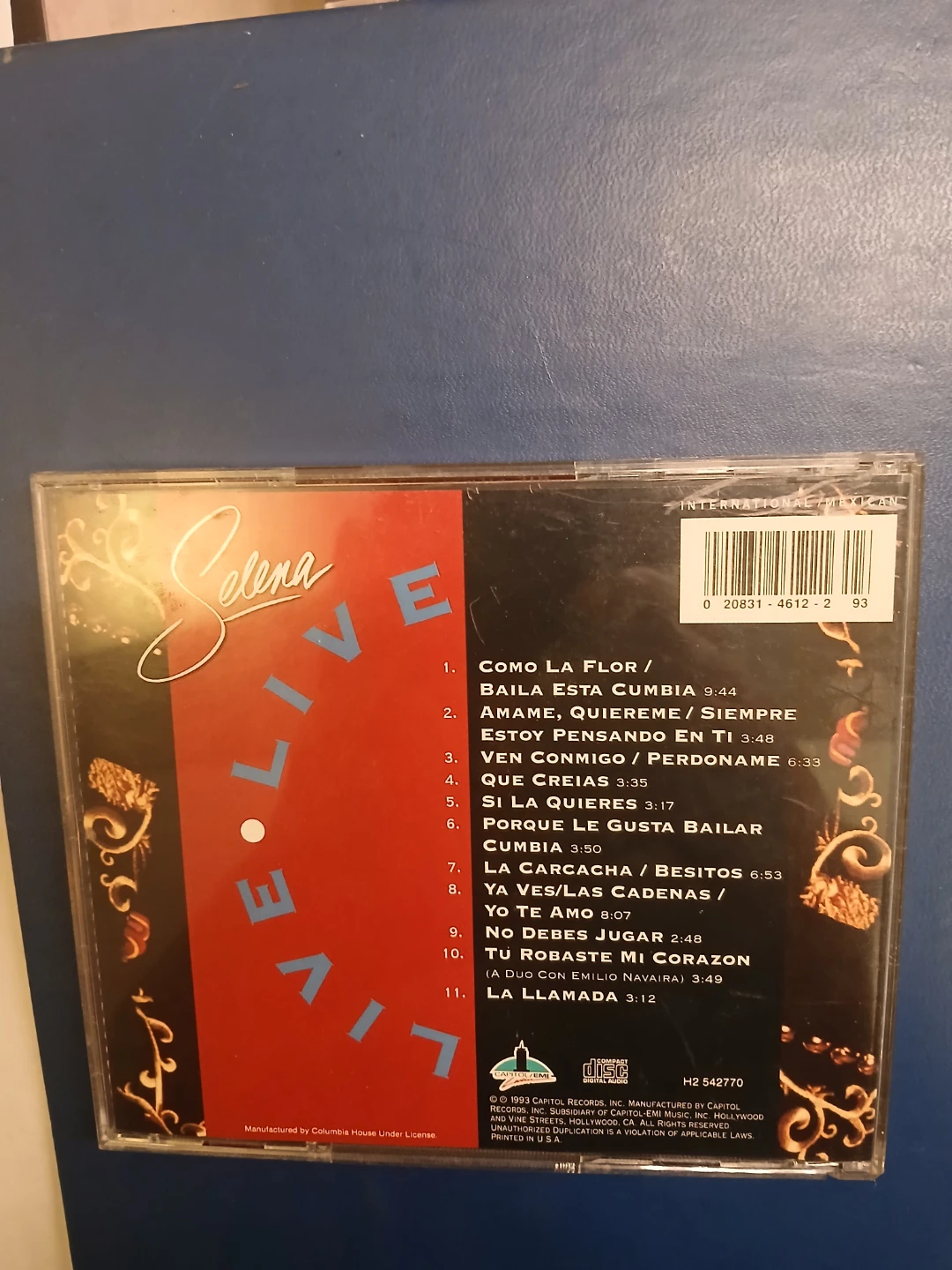Selena Live CD - photo 2
