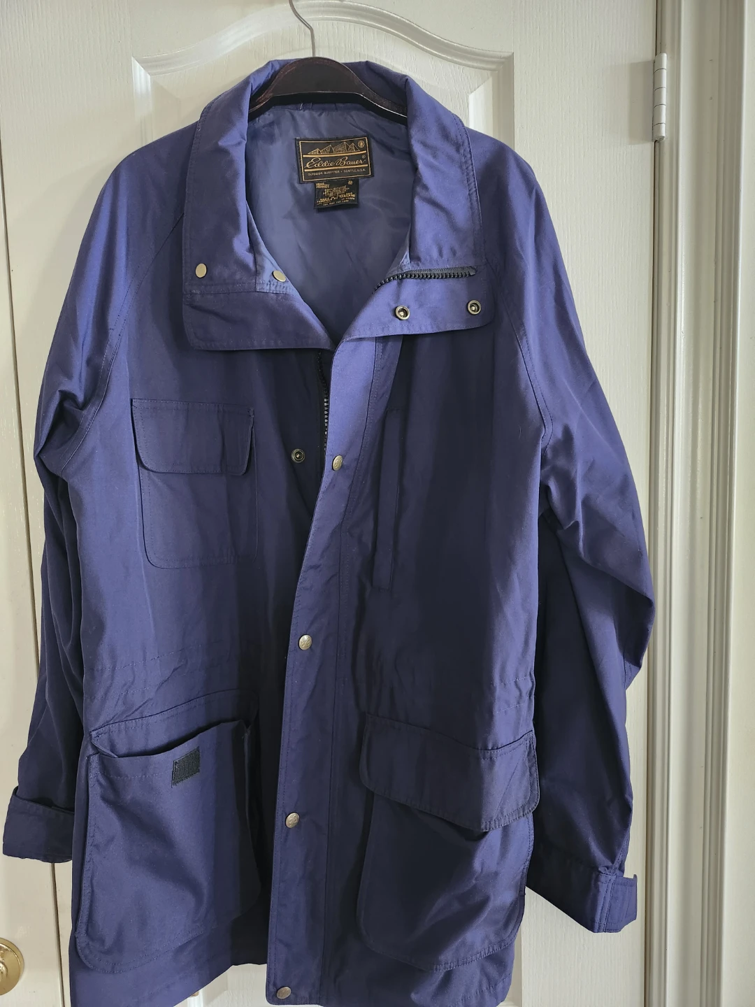 Eddie Bauer Men's XL Navy Blue Jacket