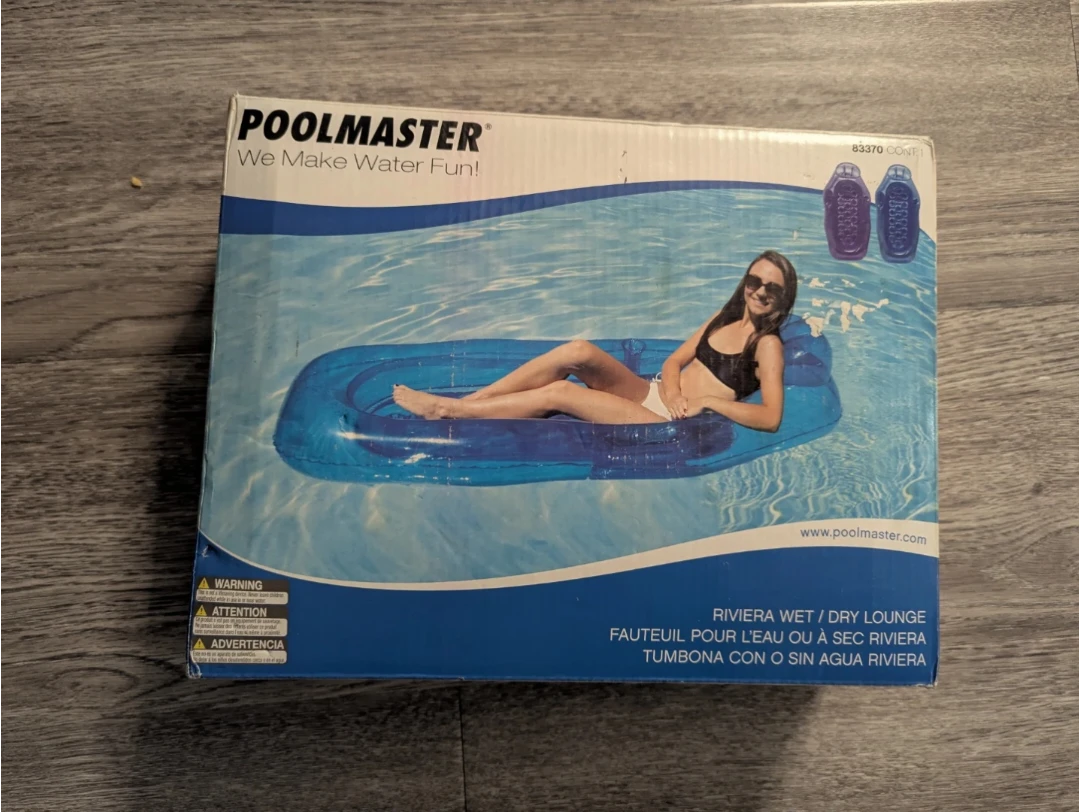 Poolmaster Riviera Wet/Dry Lounge Pool Float