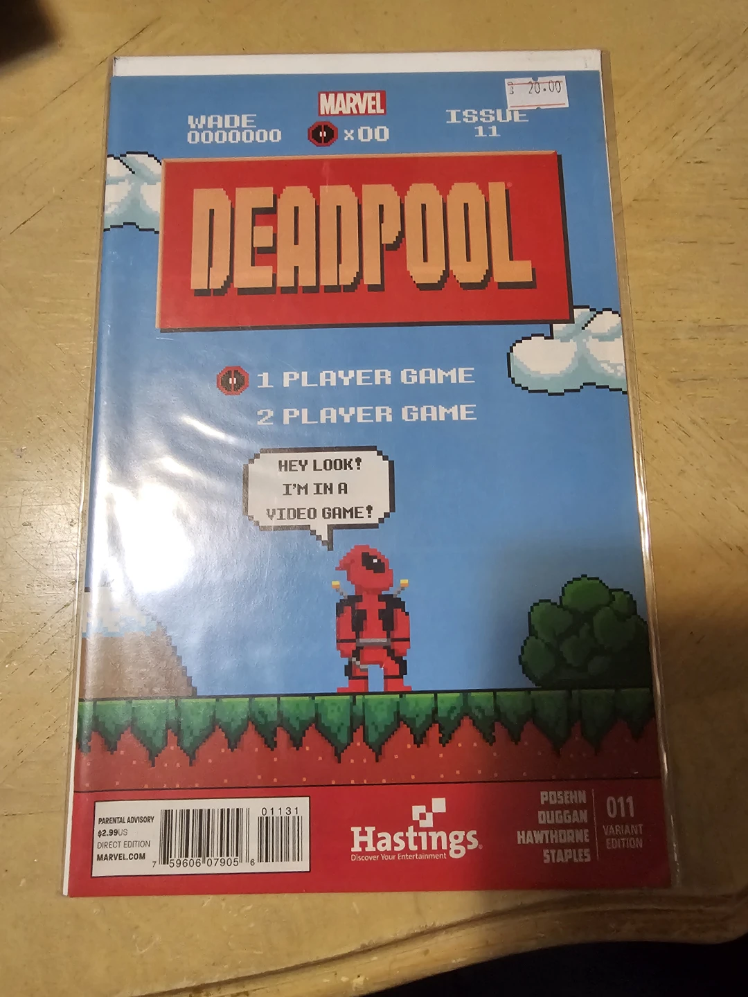 Deadpool #11 Hastings Edition Super Mario Bros Variant Cover