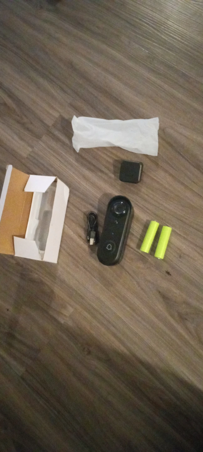 Smart Video Doorbell with Camera and Batteries