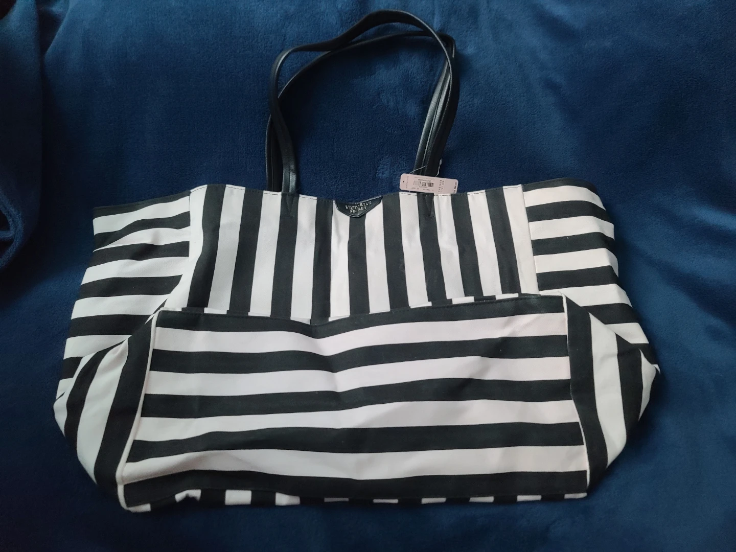 Victoria's Secret Striped Tote Bag - photo 3