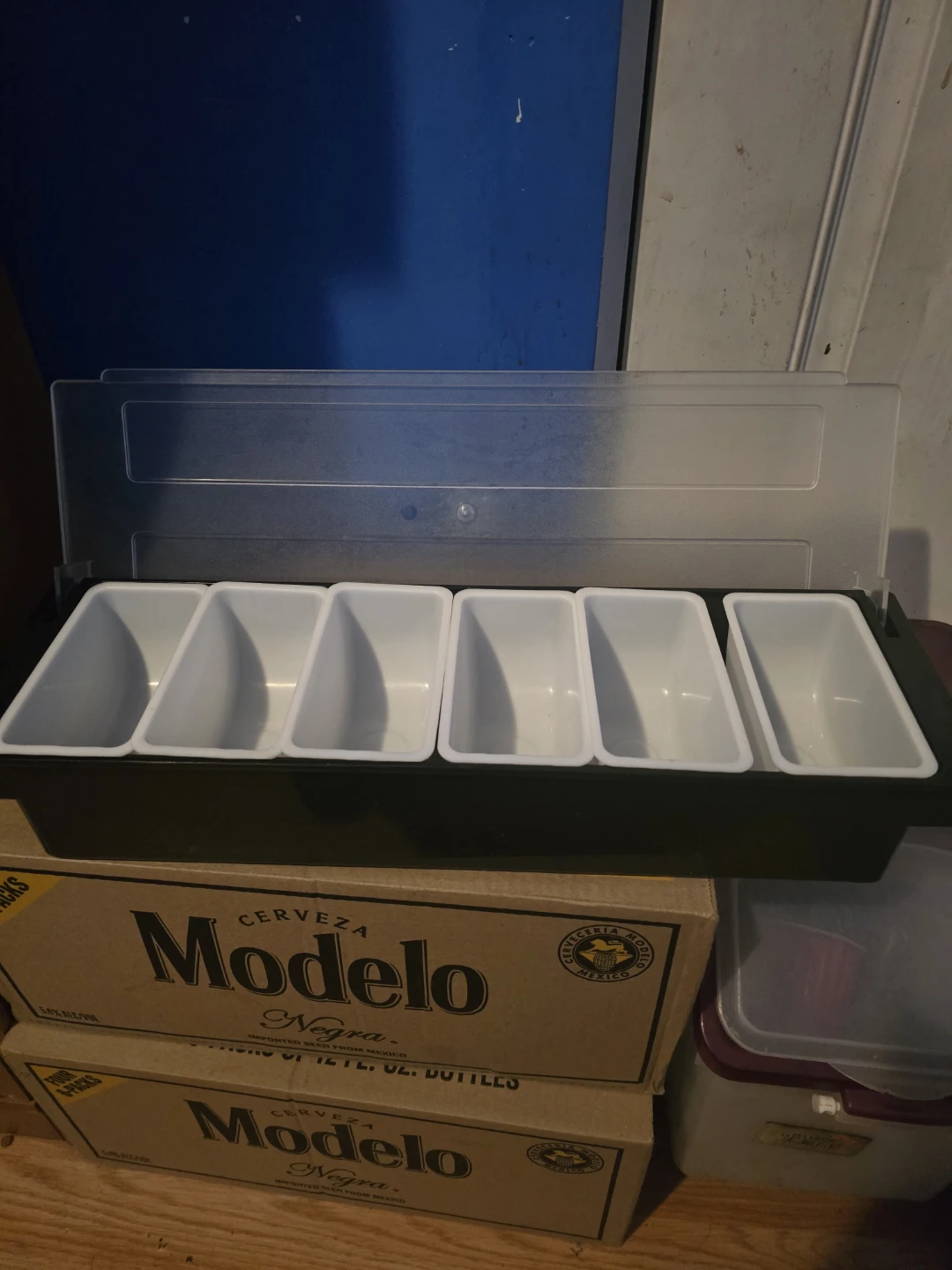 Bar Caddy Condiment Organizer with Lid - photo 2