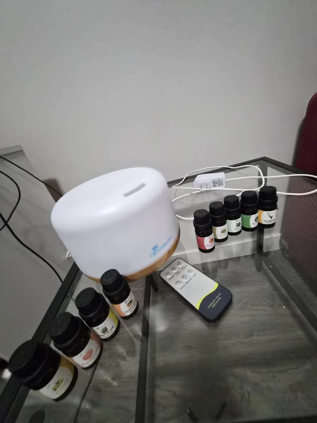 DiffuserLove Essential Oil Set with Diffuser and Remote - photo 2