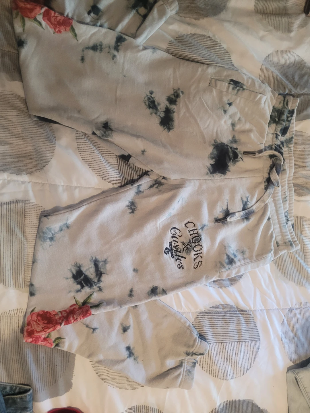 Crooks & Castles Tie-Dye Floral Sweatpants