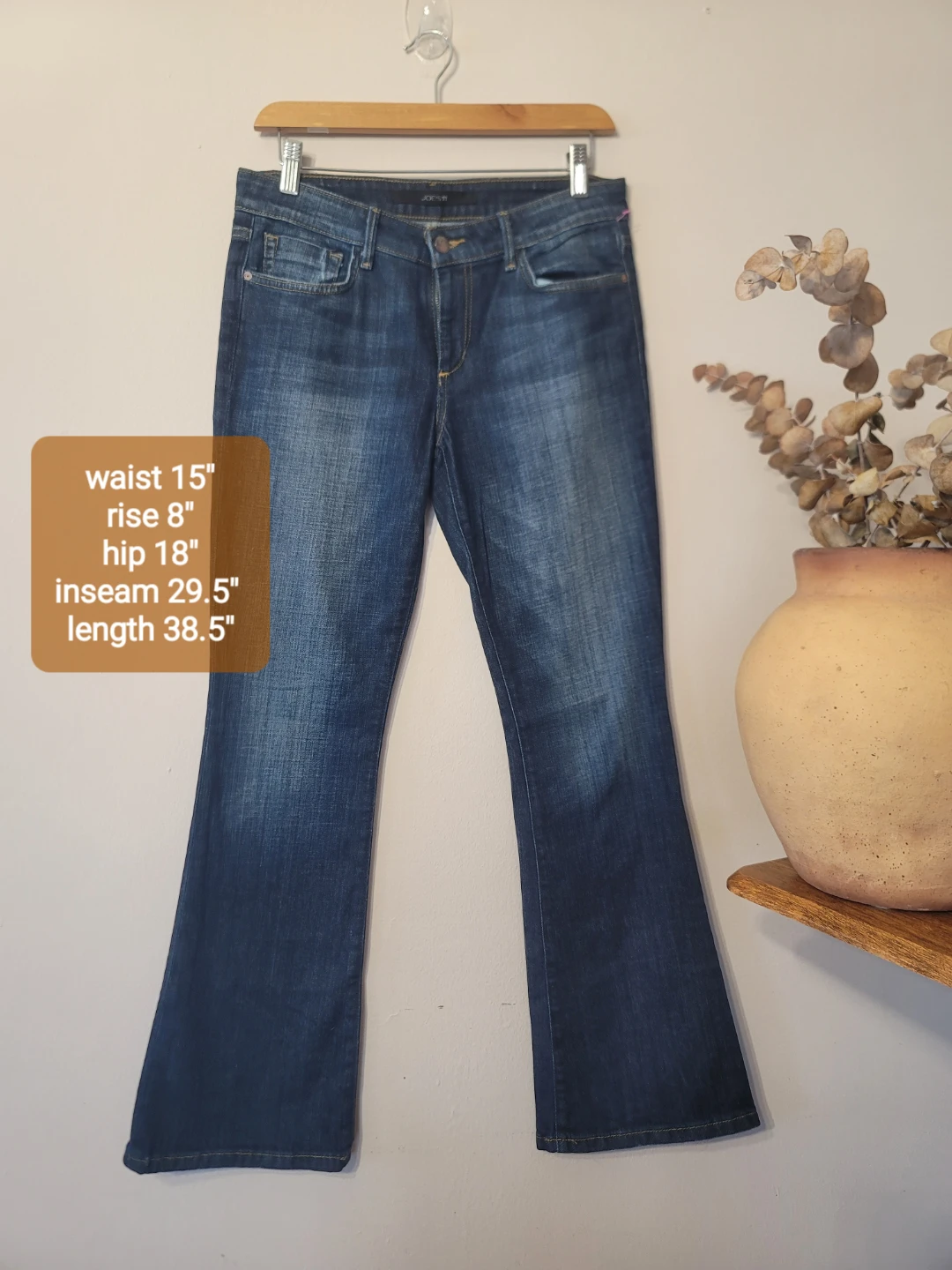 Joe’s Jeans: The Ultimate Indie Flare Y2K Cotton Sz 27 Western - photo 3