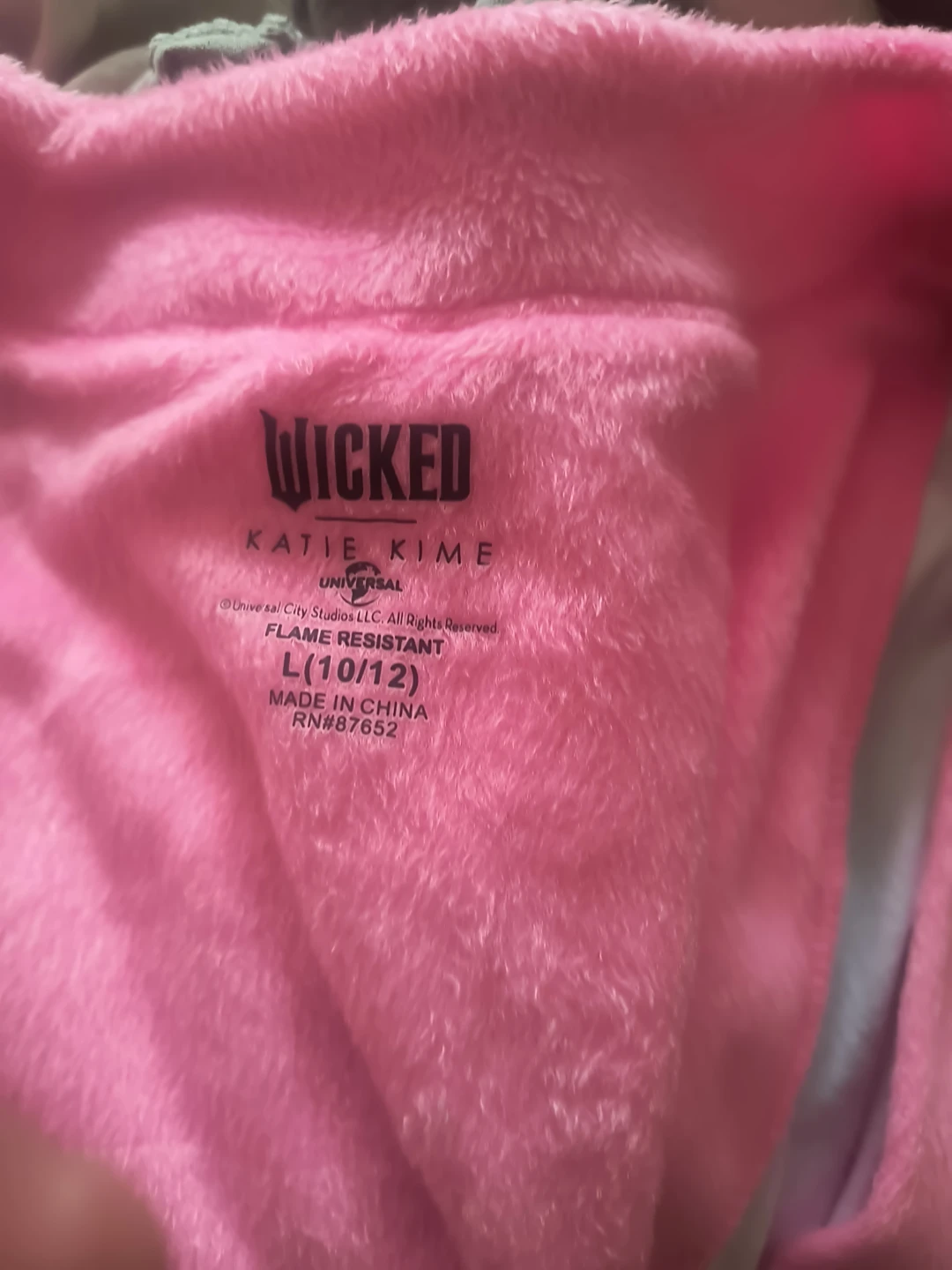 Girls Pink Fleece Robe - Size L (10/12) - photo 2