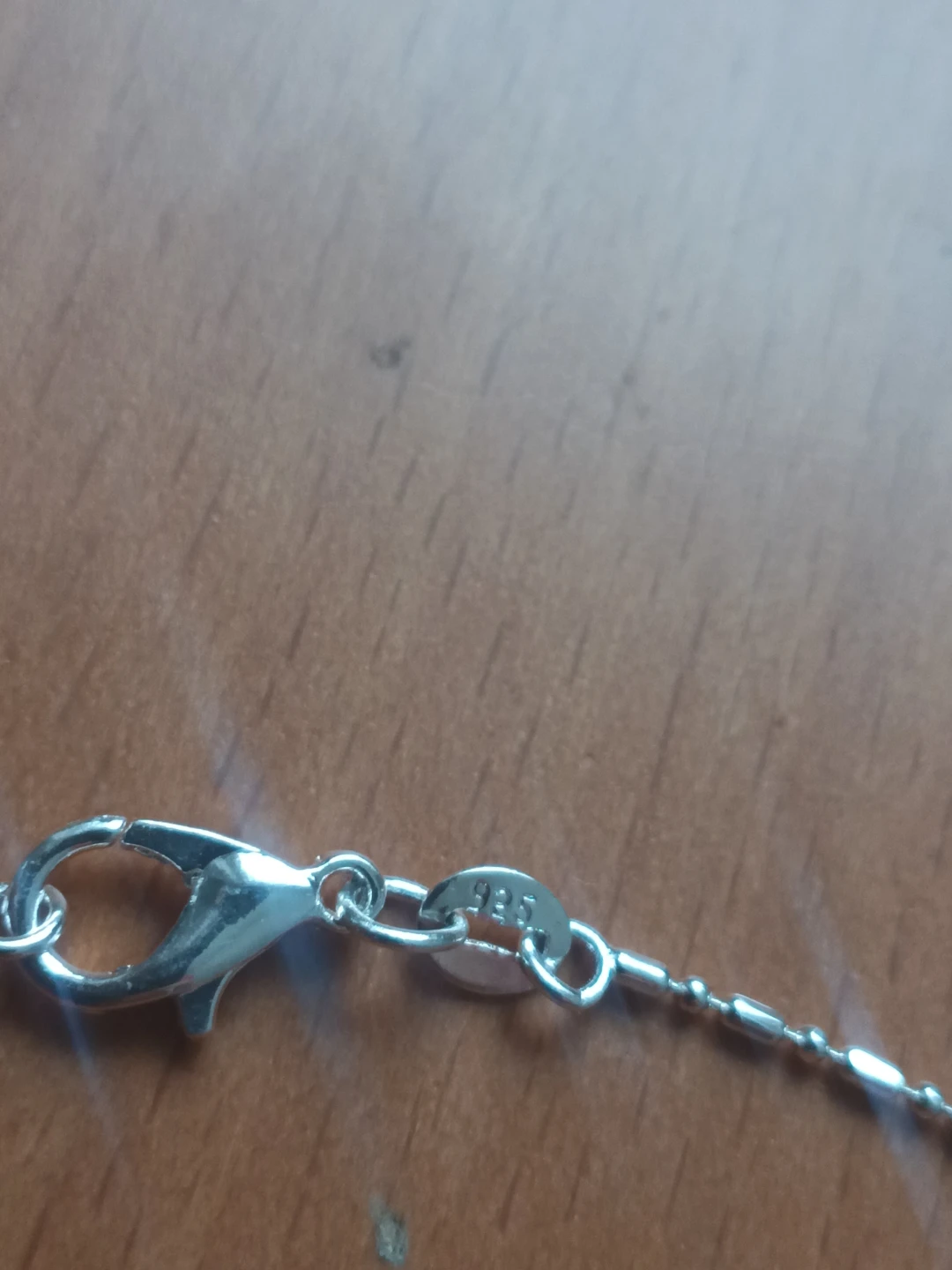 Sterling Silver Bead Chain Necklace - photo 3