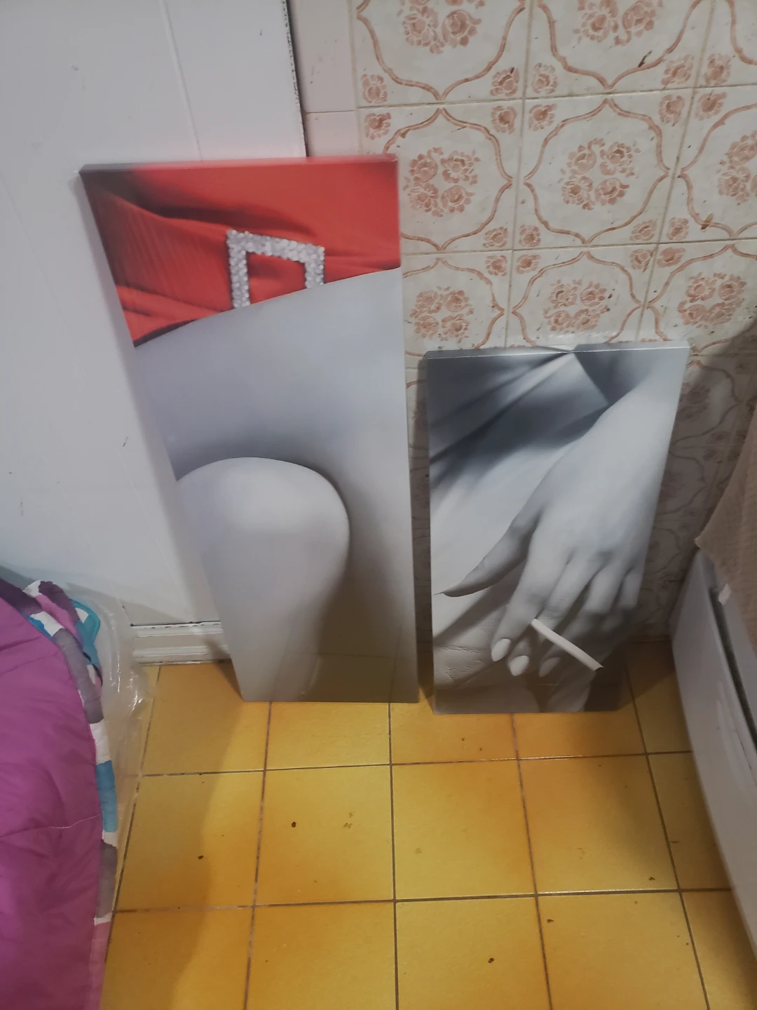 Set of 4 Modern Wall Art Canvases