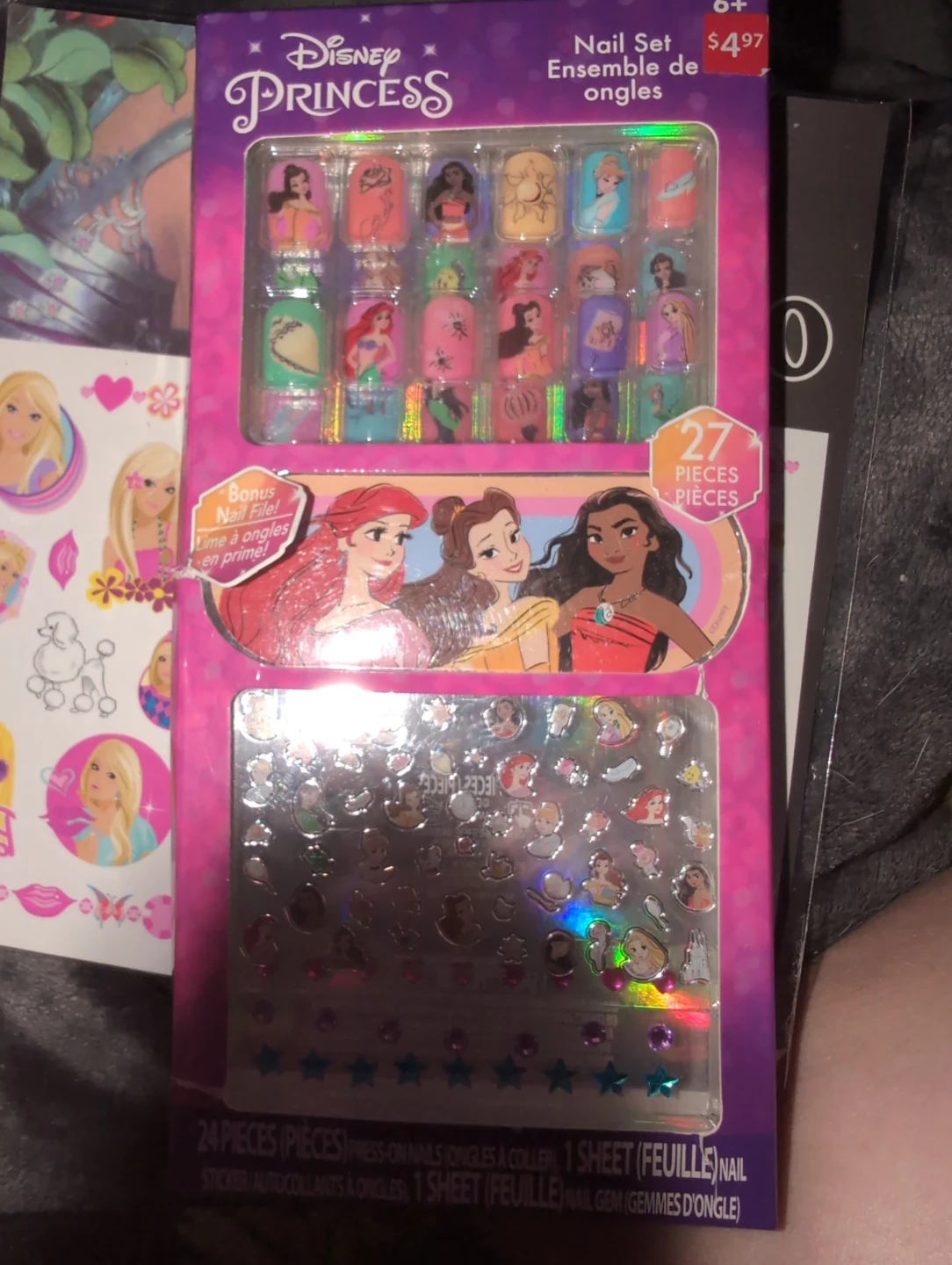 Disney Princess Nail Set & Temporary Tattoos - photo 3