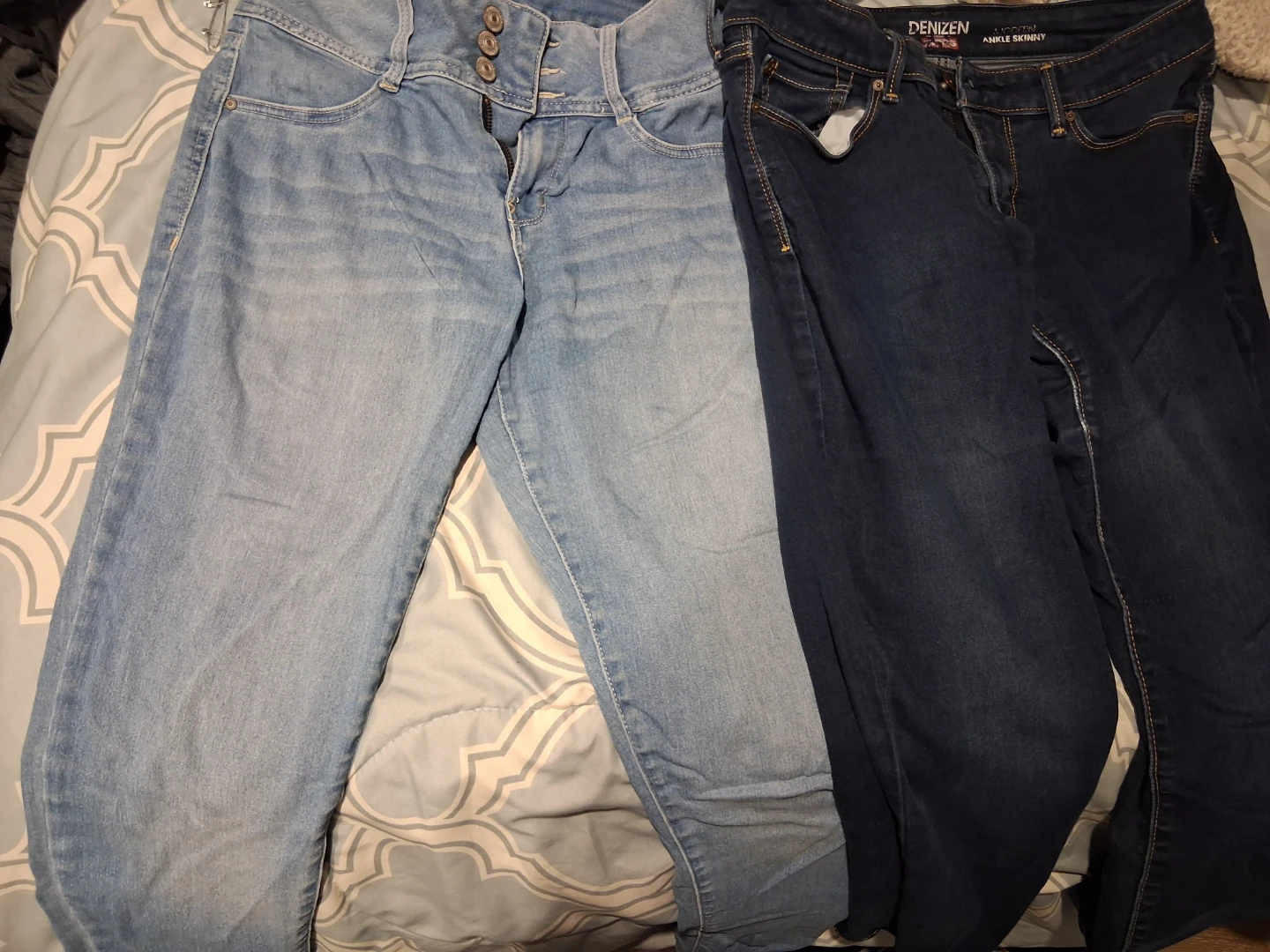 Denizen Women's Ankle Skinny Jeans both for $10