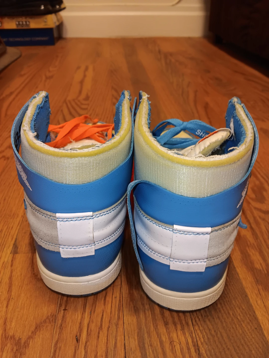 Nike Air Jordan 1 Off-White Sneakers - photo 4