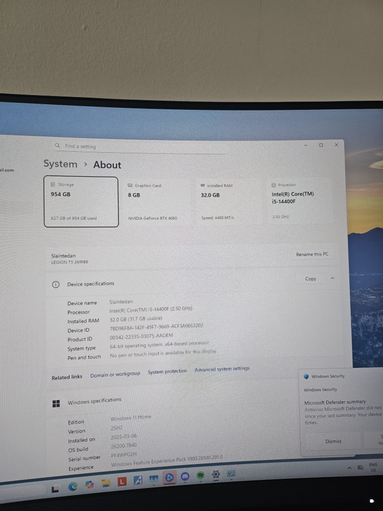 Lenovo Legion T5 Desktop PC Intel Core i5-14400F RTX 4060 - photo 3