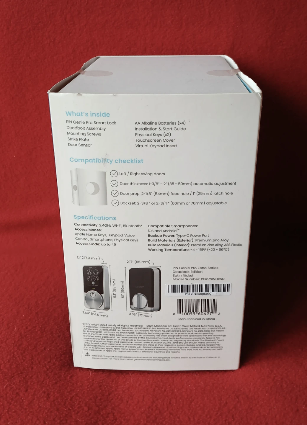 Lockly PIN Genie Pro Smart Lock - NEW! - photo 4