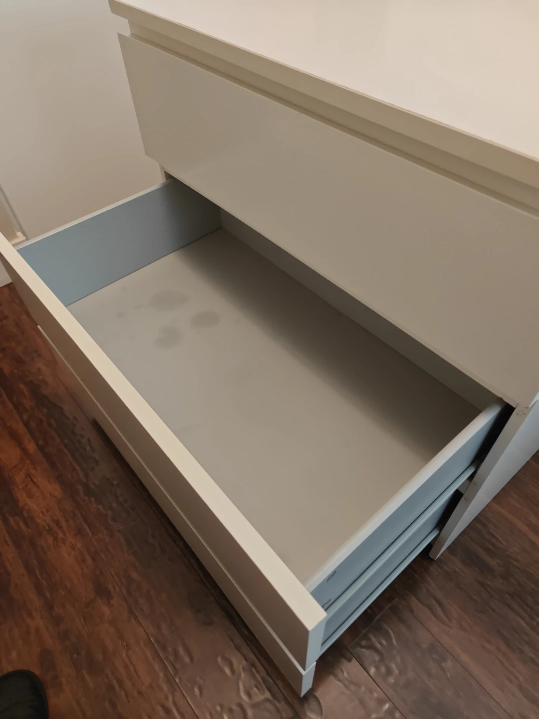 Ikea Malm White 3-Drawer Dresser - photo 3