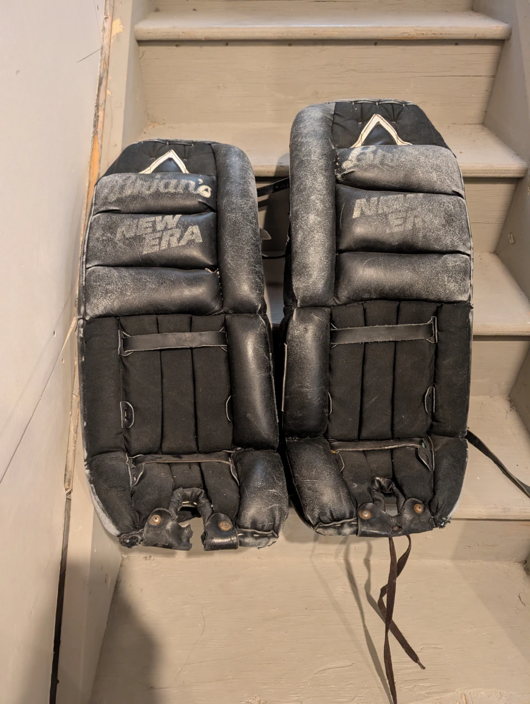 Brian's New Era Goalie Leg Pads