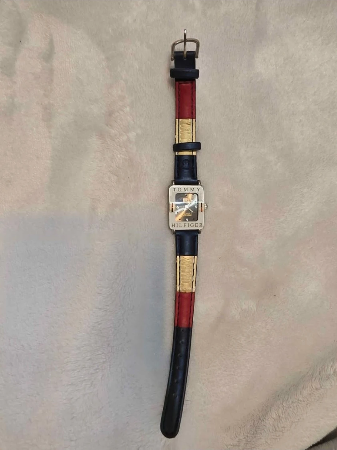 Tommy Hilfiger Diamond and Leather Watch