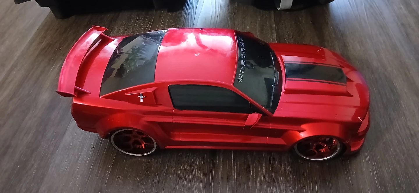 Red Ford Mustang Toy Car