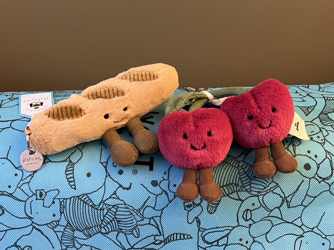 Jellycat bag charms
