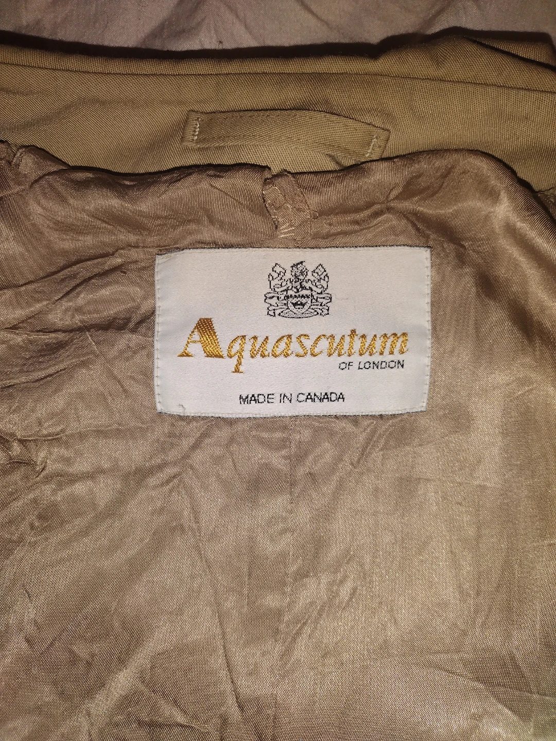 Aquascutum Beige Trench coat