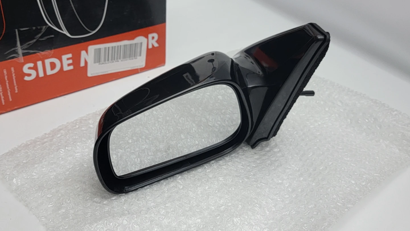 Driver Side Manual Door Mirror for Toyota Matrix 2003-2008 Black