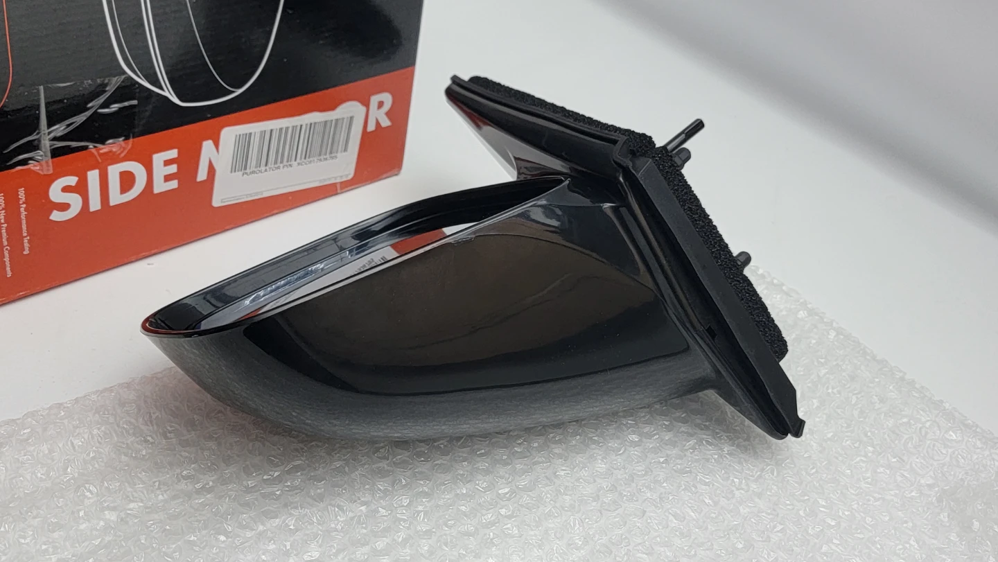Driver Side Manual Door Mirror for Toyota Matrix 2003-2008 Black - photo 2