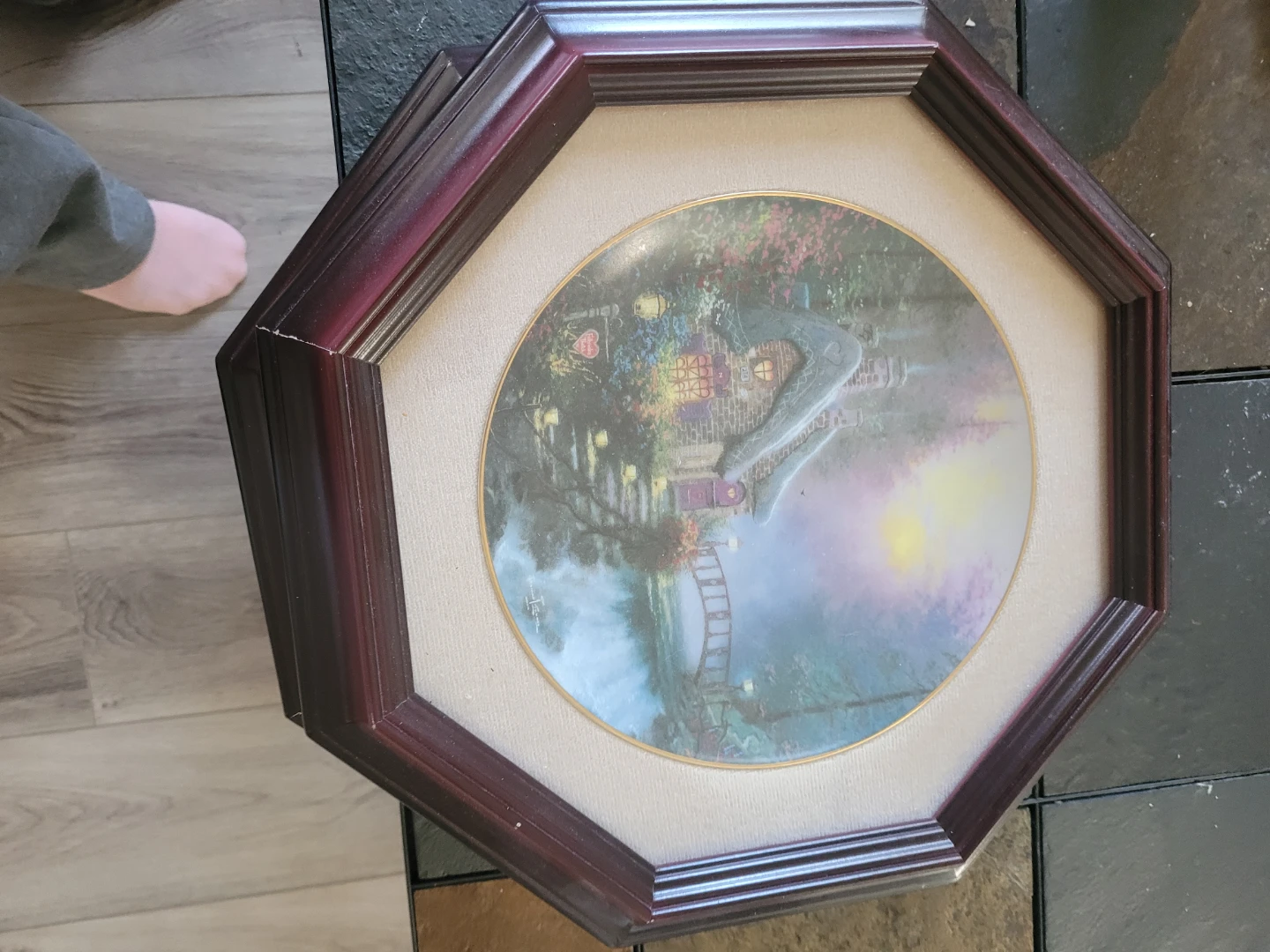 Framed Decorative Plate