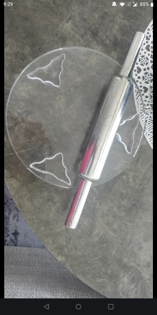 Stainless Steel Rolling Pin with Stand