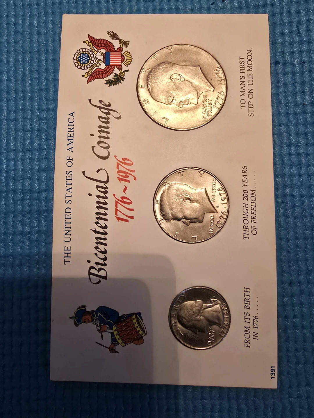 Bicentenial coins 1776-1976