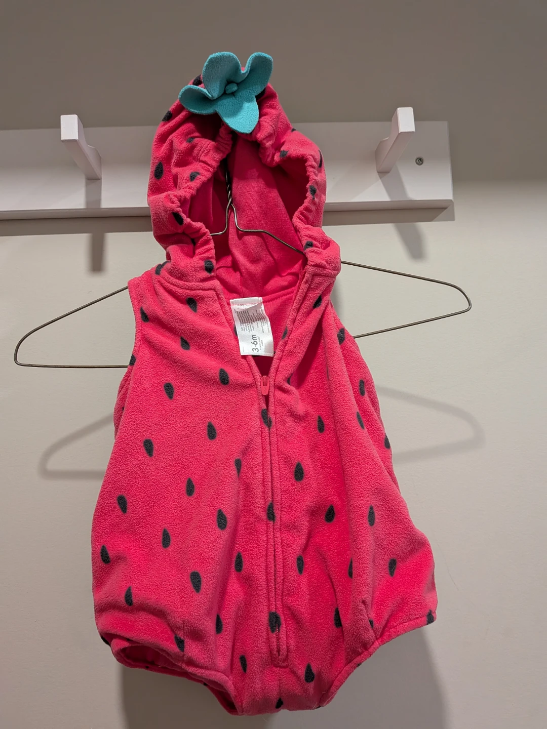Baby Strawberry Costume 3-6m
