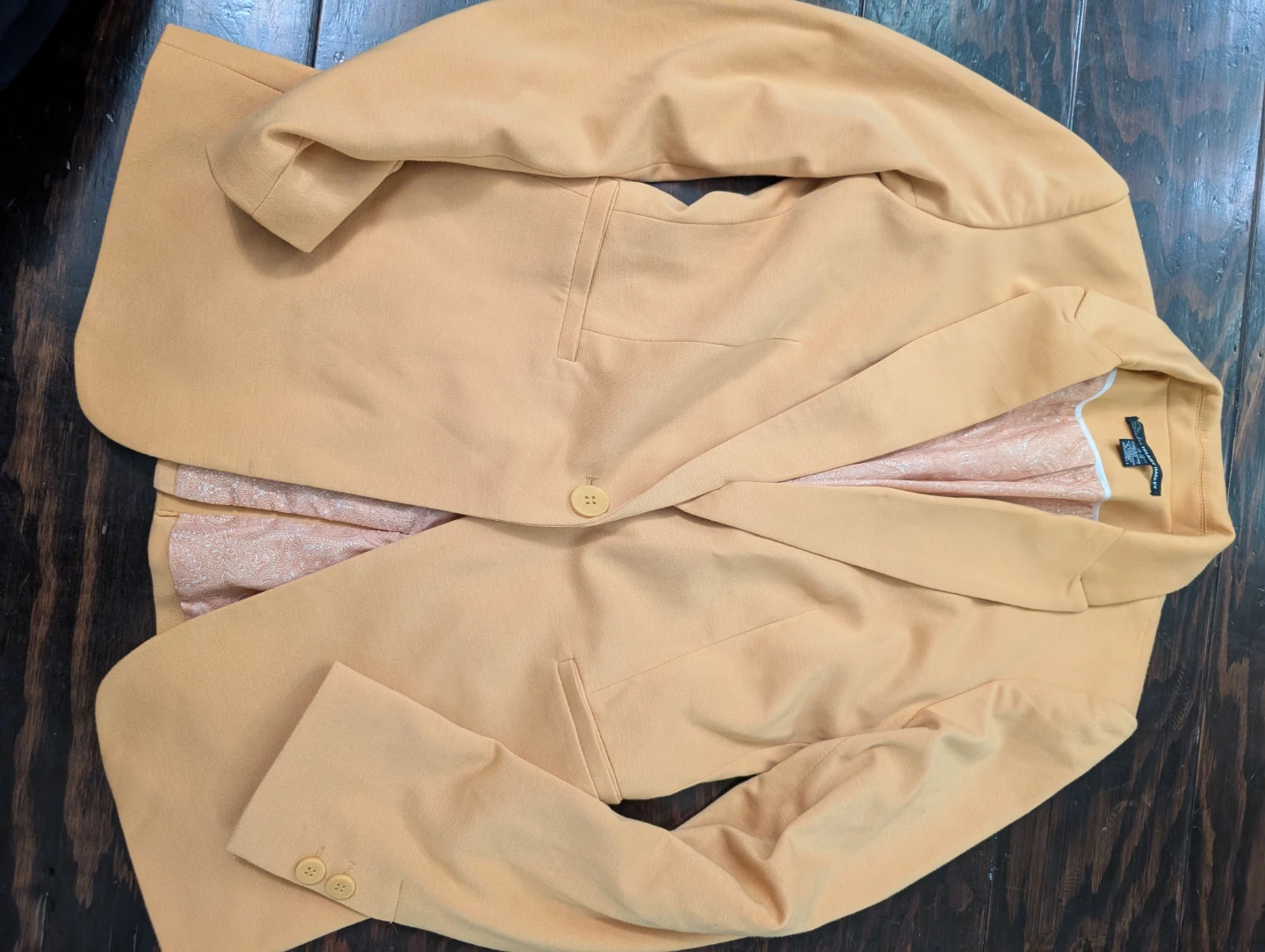 Studio Hilary Radley Women's Blazer - Yellow - Size XS