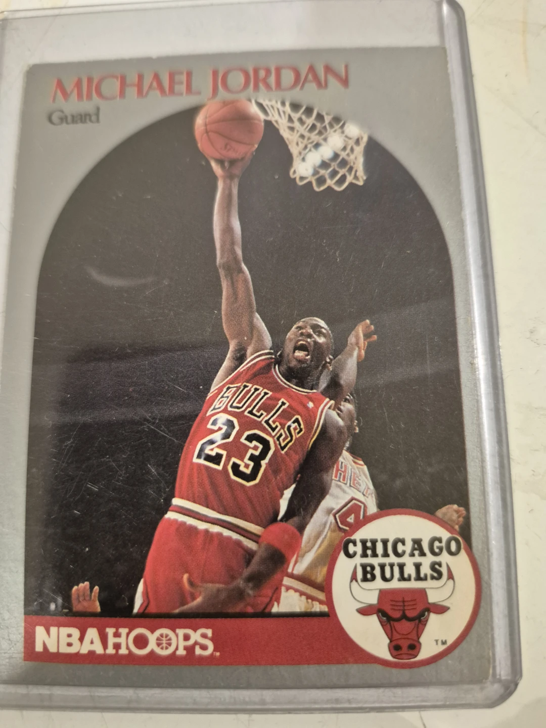 Michael Jordan 1990 NBA Hoops Card