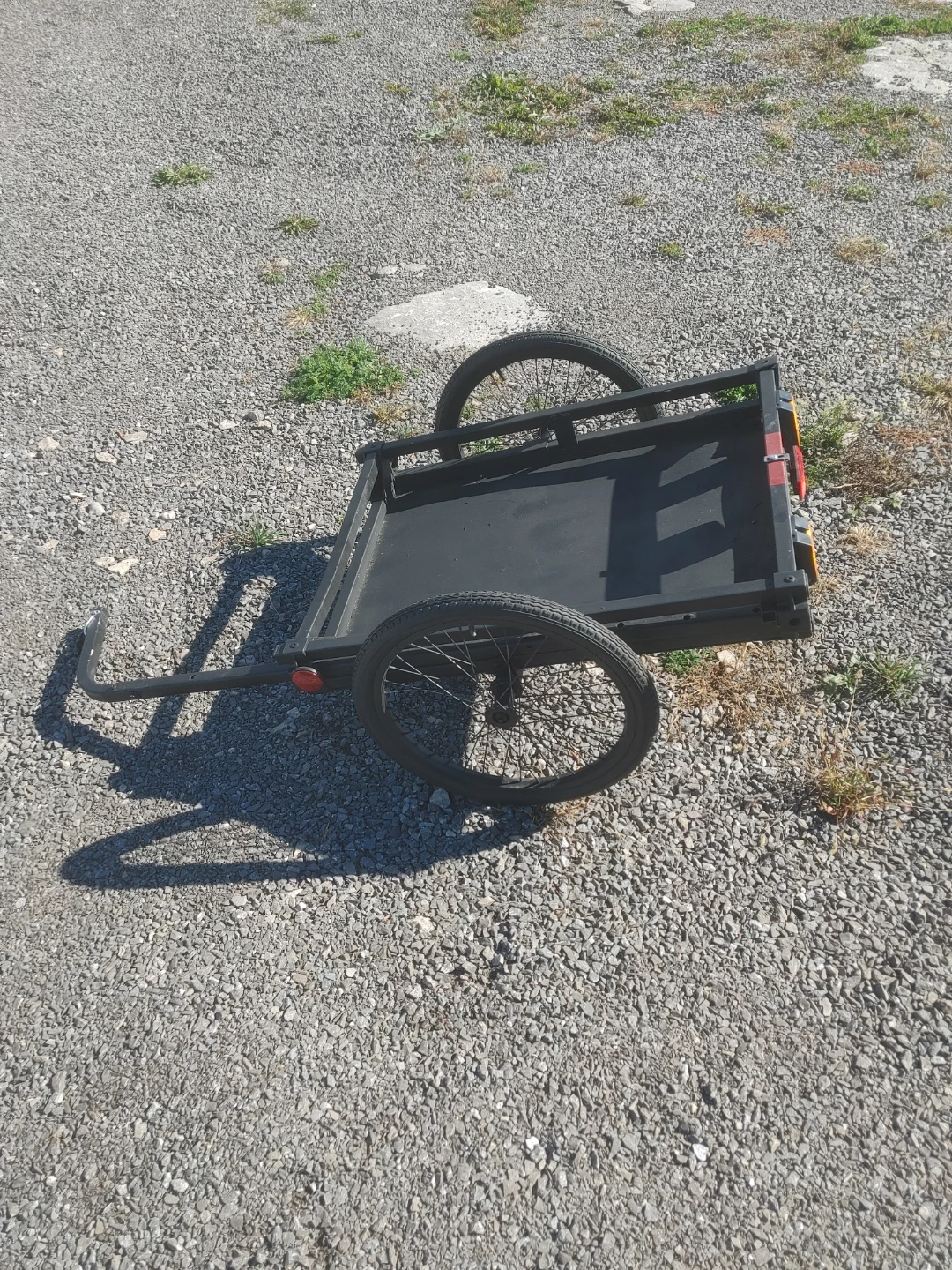 Black Two-Wheeled Cargo Trailer - photo 2
