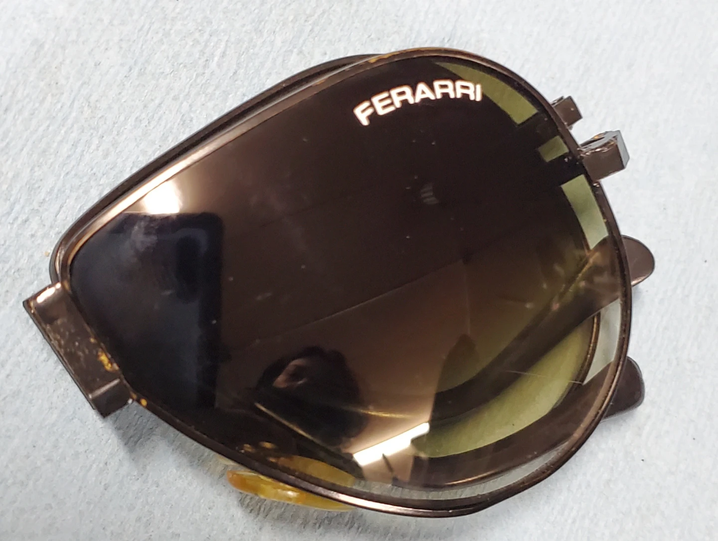 Vintage 80s Ferrari Folding Aviator Racing Sunglasses - photo 3