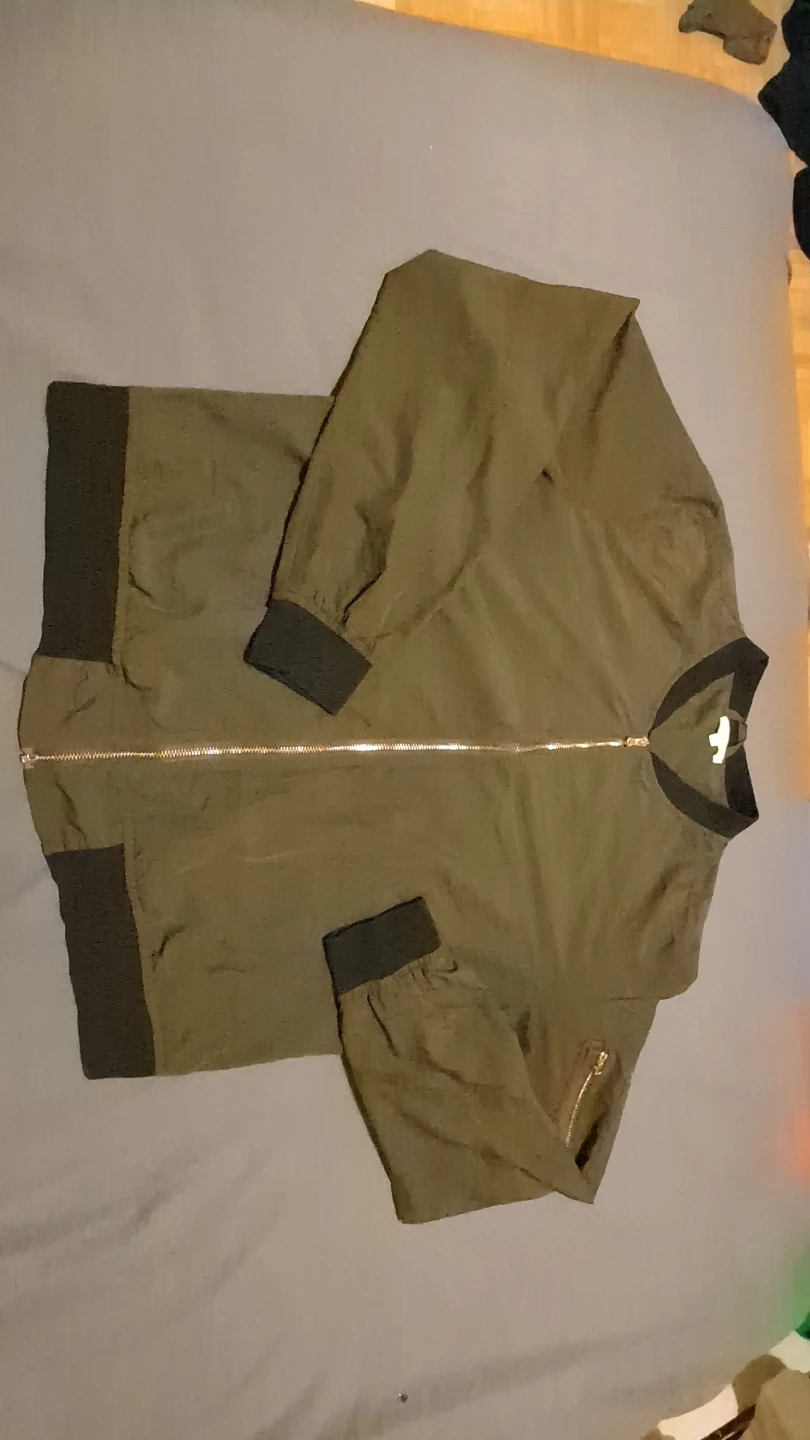 Maurice's Women's Green Bomber Jacket Size L
