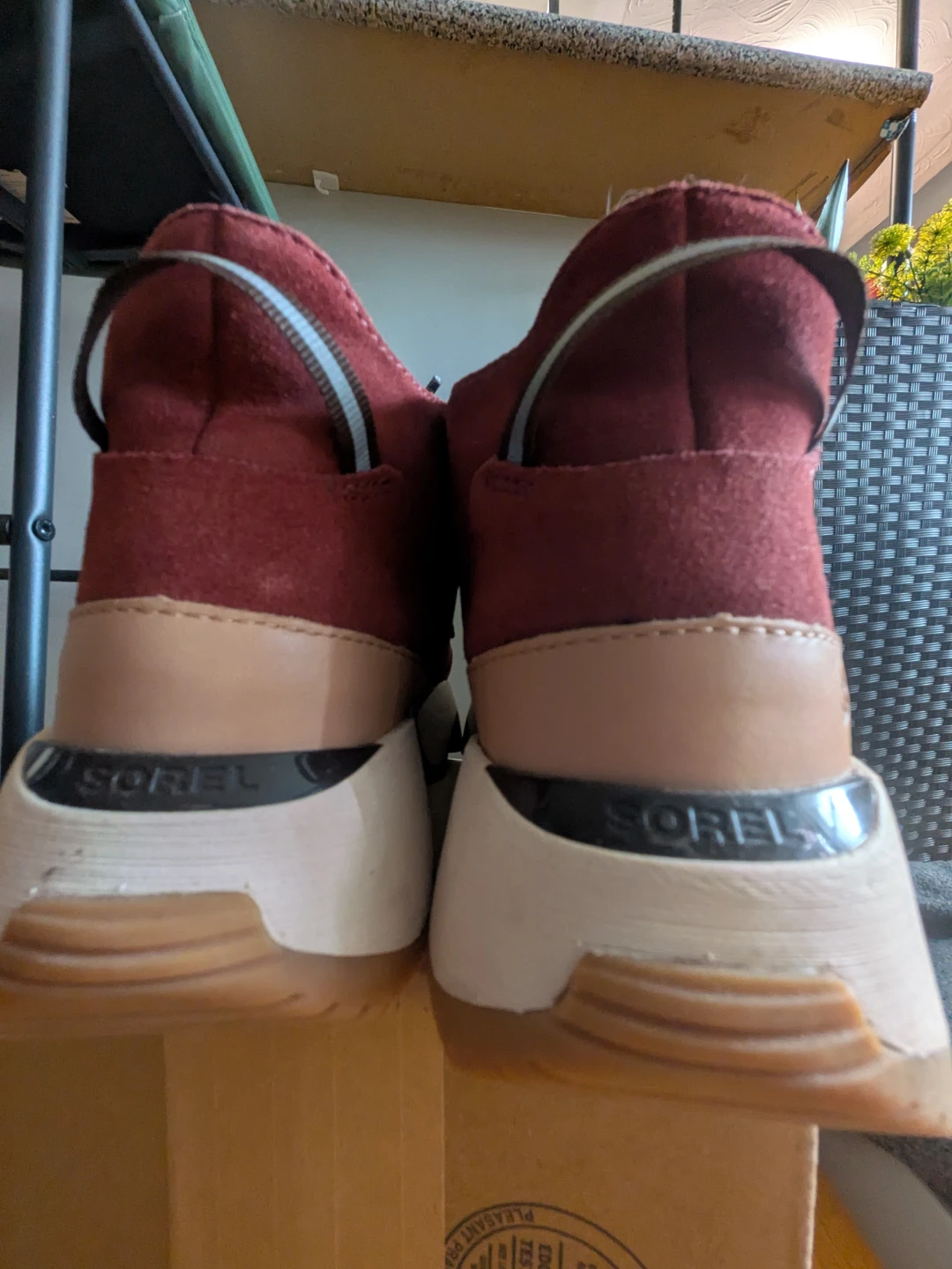 Sorel Women's Caribou Boots - Burgundy/Grey - photo 2