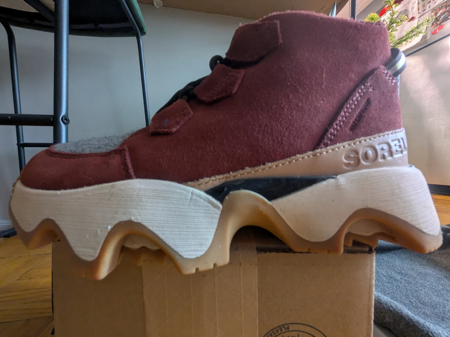 Sorel Women's Caribou Boots - Burgundy/Grey - photo 3