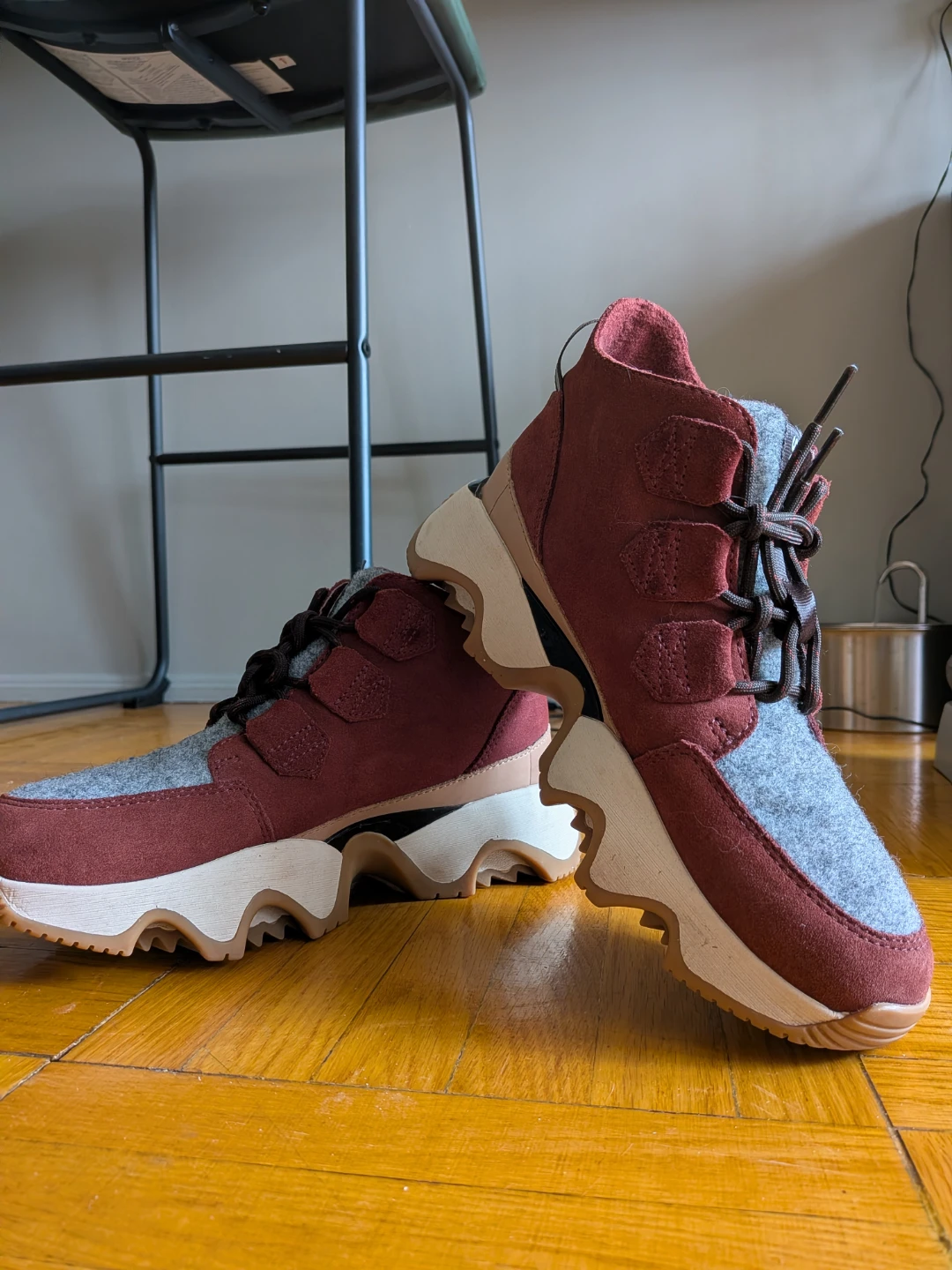 Sorel Women's Caribou Boots - Burgundy/Grey - photo 4