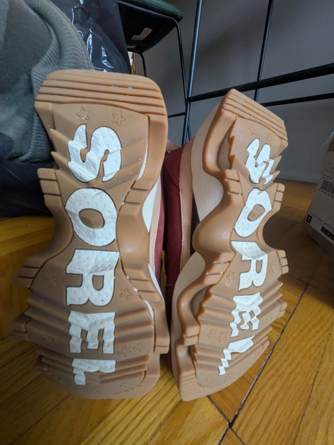 Sorel Women's Caribou Boots - Burgundy/Grey - photo 5