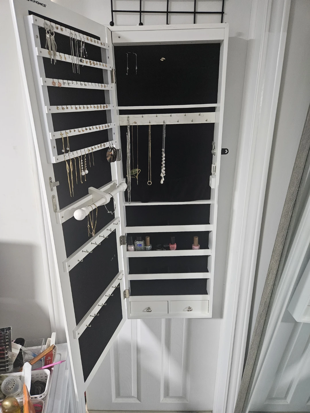 White Over-the-Door Jewellery organizer Cabinet - photo 3