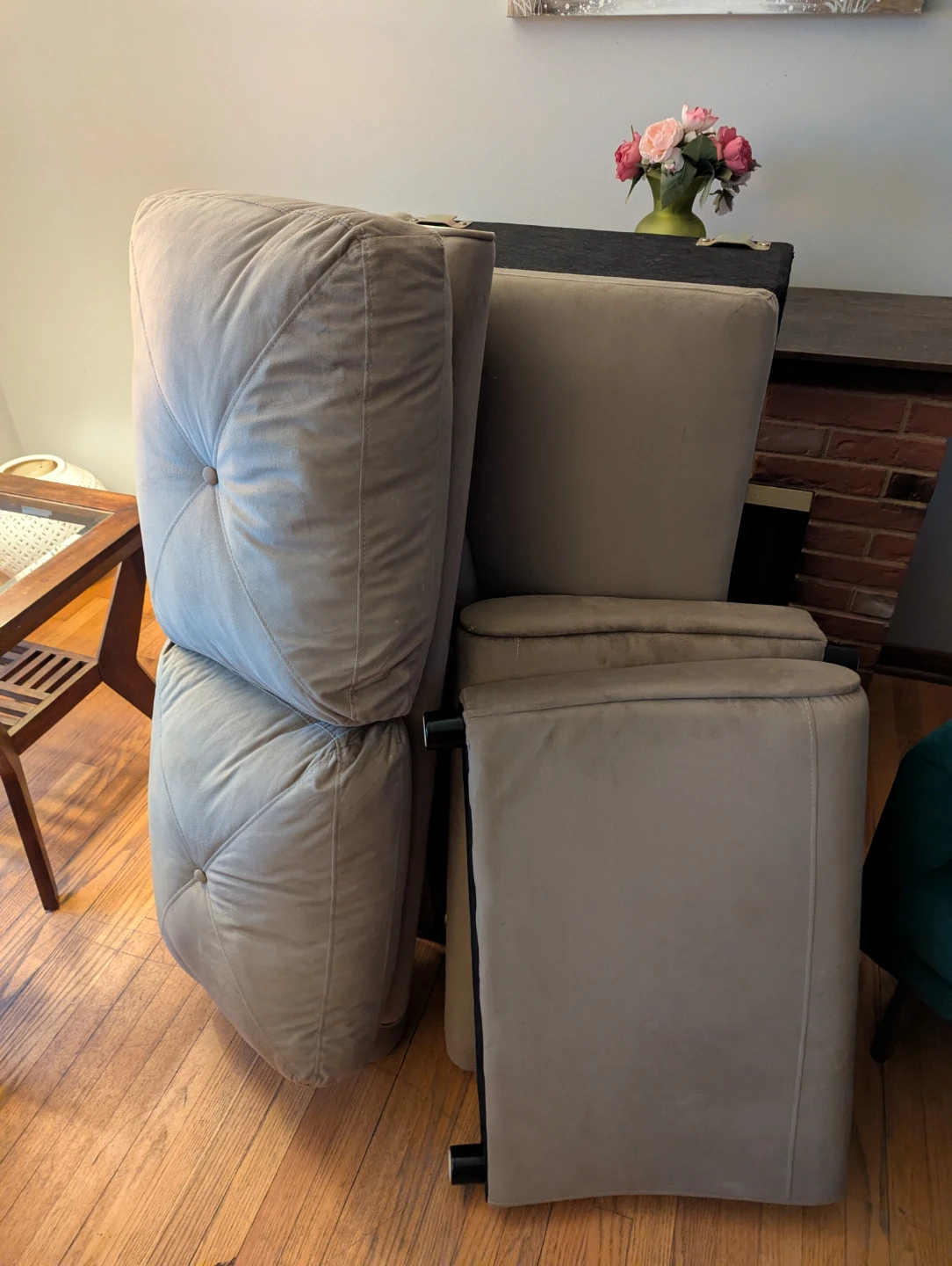 Couch Tan Loveseat - photo 4