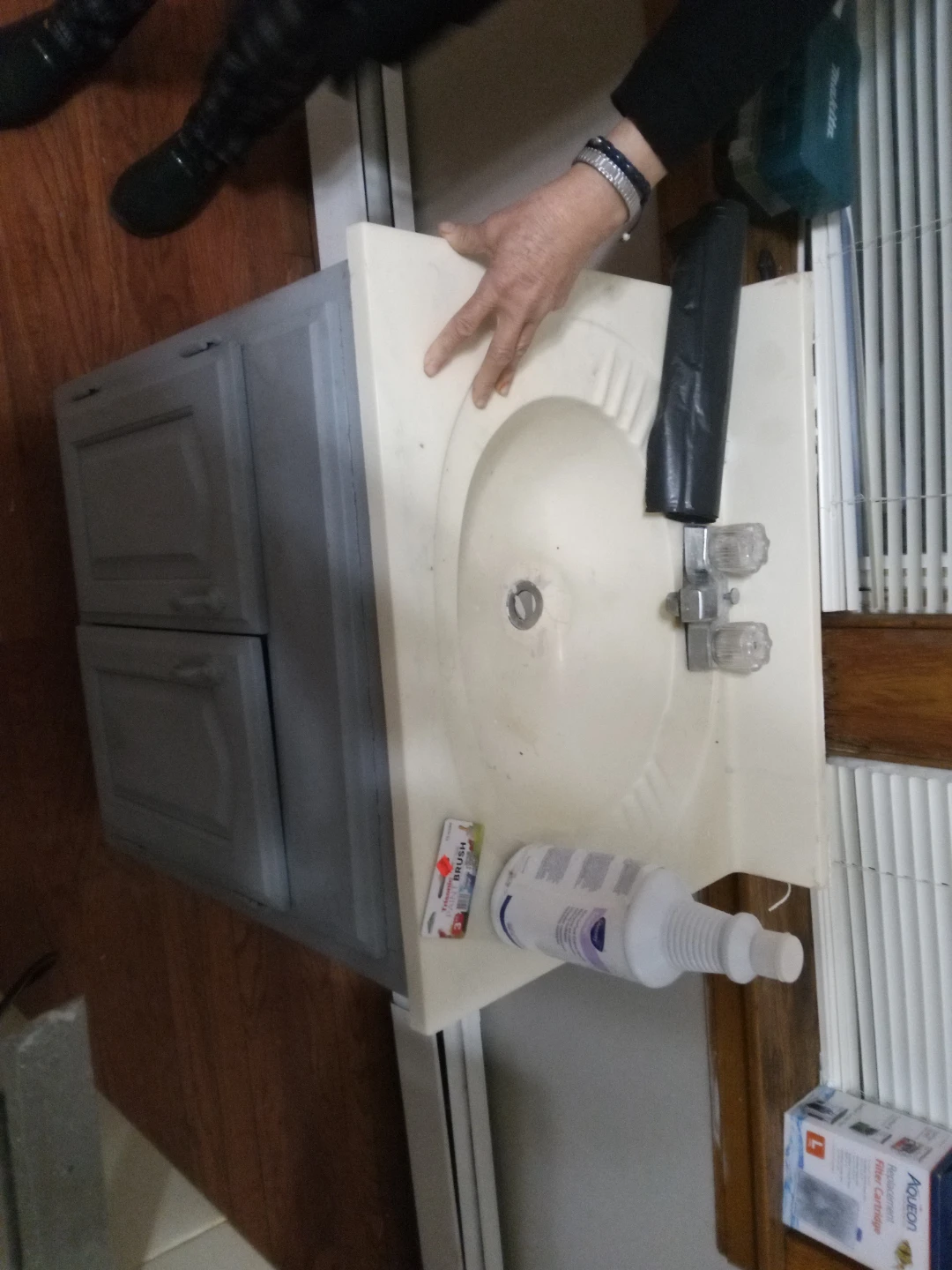 Bathroom Vanity with Sink and Cabinet