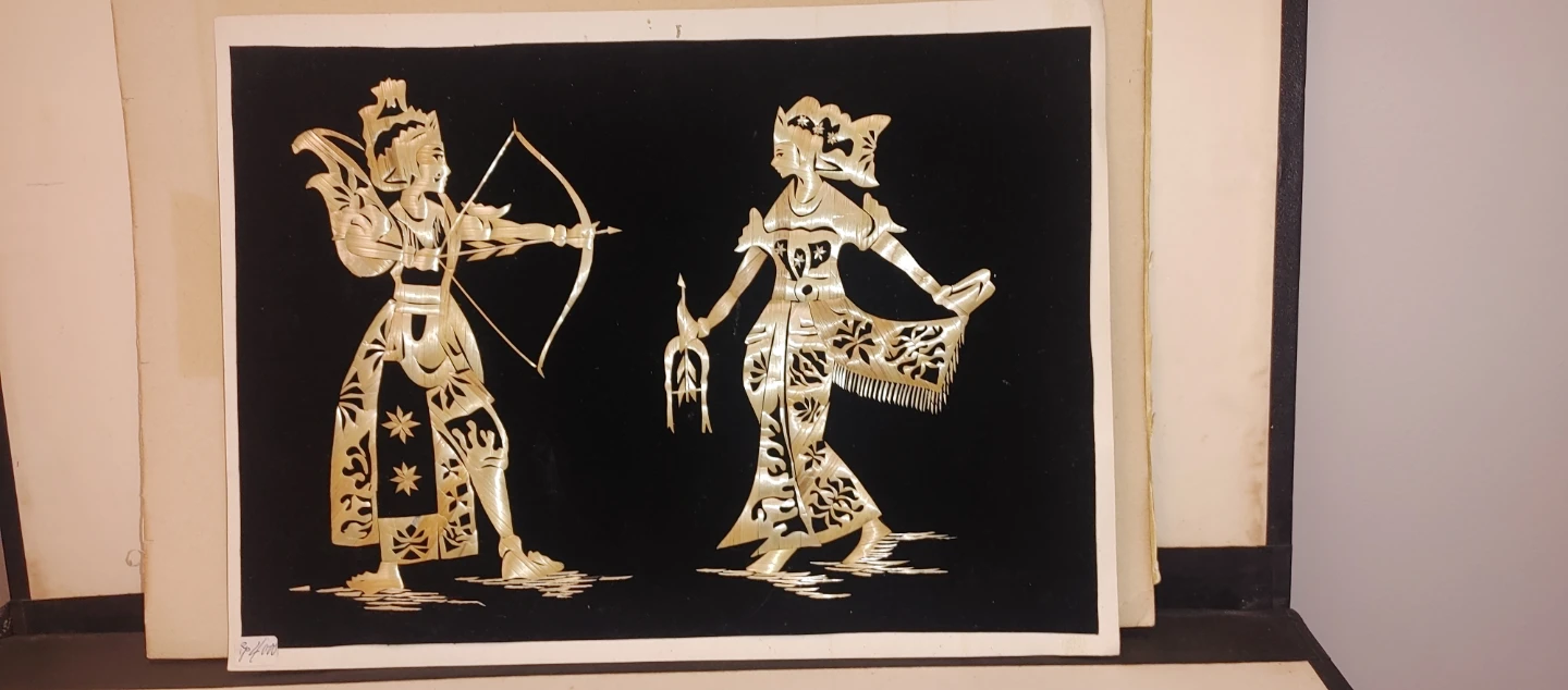 Decorative Straw Art Picture