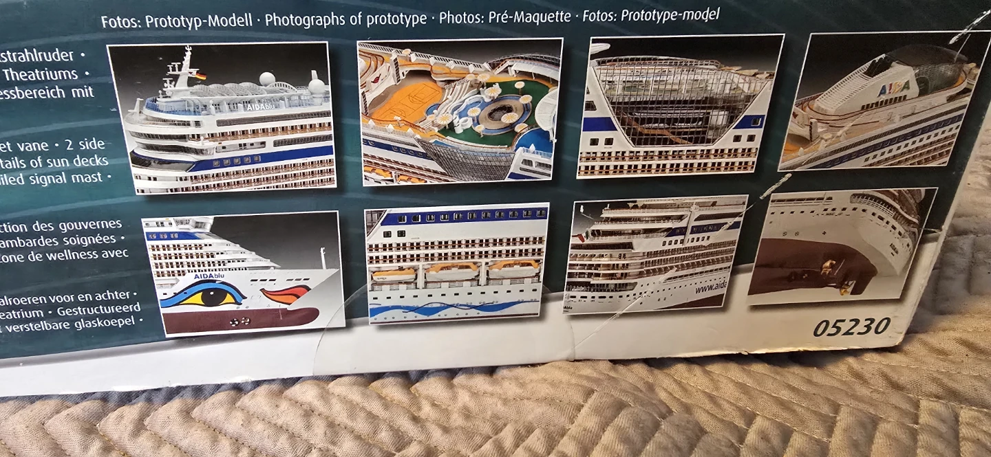 NEW AIDA Plastic Model Kit 1:400 Scale - photo 4