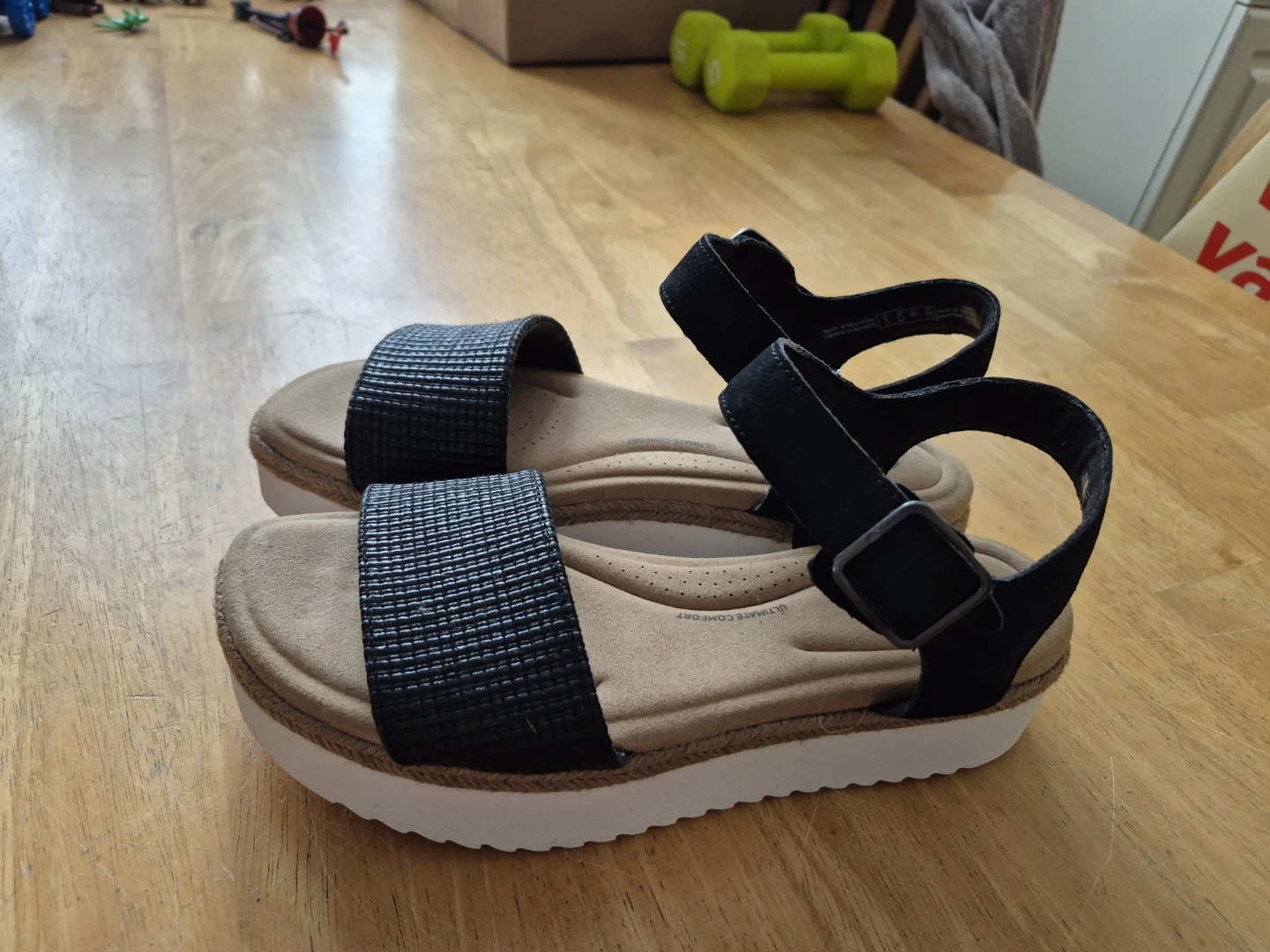 Clarks Collection Black Platform Sandals - photo 2