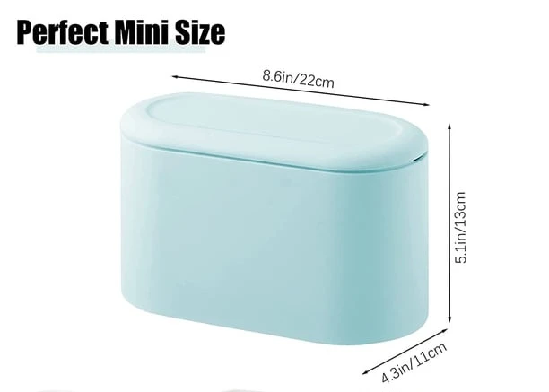 SHAIDOJIO Small Desktop Trash can Rec - photo 2